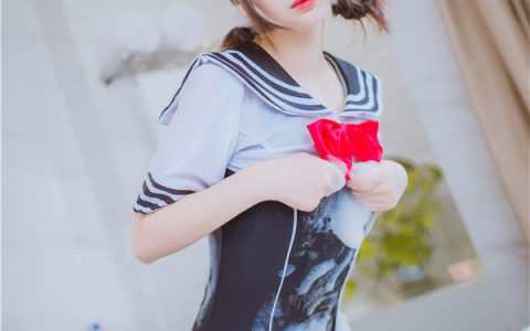 [Cosplay][8K]疯猫ss - 死库水 JK Swimsuit