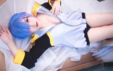 [Cosplay][8K]芋圆侑子 NO.004 蕾姆运动服 Sporting Rem