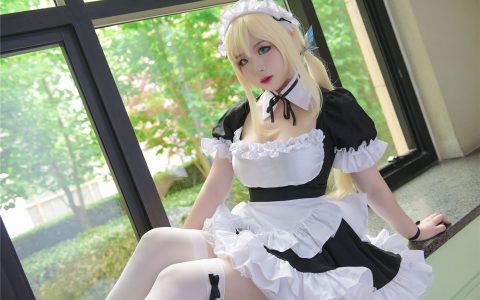 [Cosplay][8K]皮皮奶可可爱了啦 - 柏崎星奈女仆 かしわざき せな Maid Servant