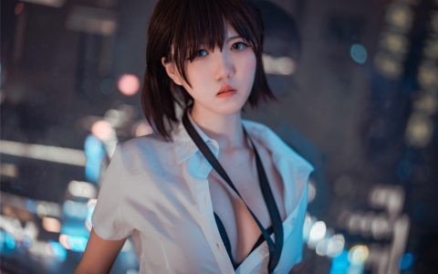 [Cosplay][8K]阿薰kaOri NO.001 黑丝OL Black Stocking Office Lady