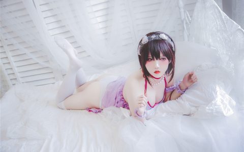 [Cosplay][8K]阿薰kaOri NO.010 加藤惠睡衣 かとう めぐみ Megumi Kato Sleep Wear