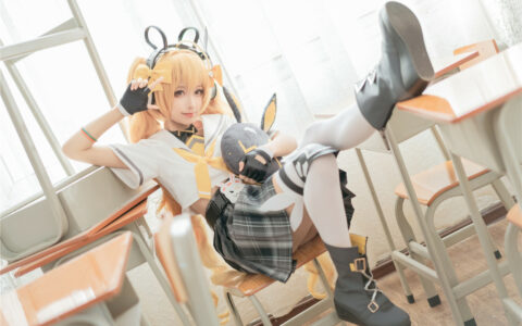 [Cosplay][8K]蠢沫沫 NO.133 安琪拉 时之奇旅 Honor of Kings Angela