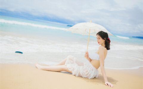 [Cosplay][8K]念雪ww NO.11 听海 isten to the Sea