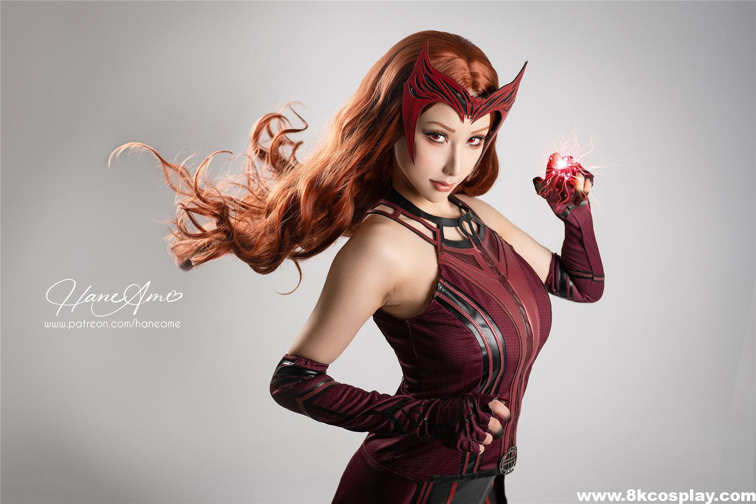 [cosplay][8k]雨波 Haneame No 156 漫威 绯红女巫 The X Men Scarlet Witch 8k