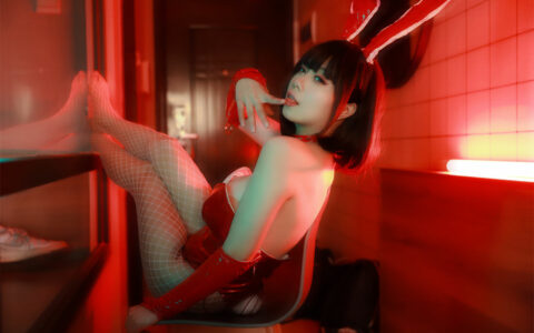 末夜787 NO.07 红色兔女郎 Red Bunny